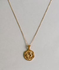【全長55cm】シンプルコインネックレス【金属アレルギー対応】