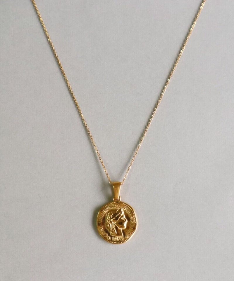 全長55cm】シンプルコインネックレス【金属アレルギー対応】 | mikka