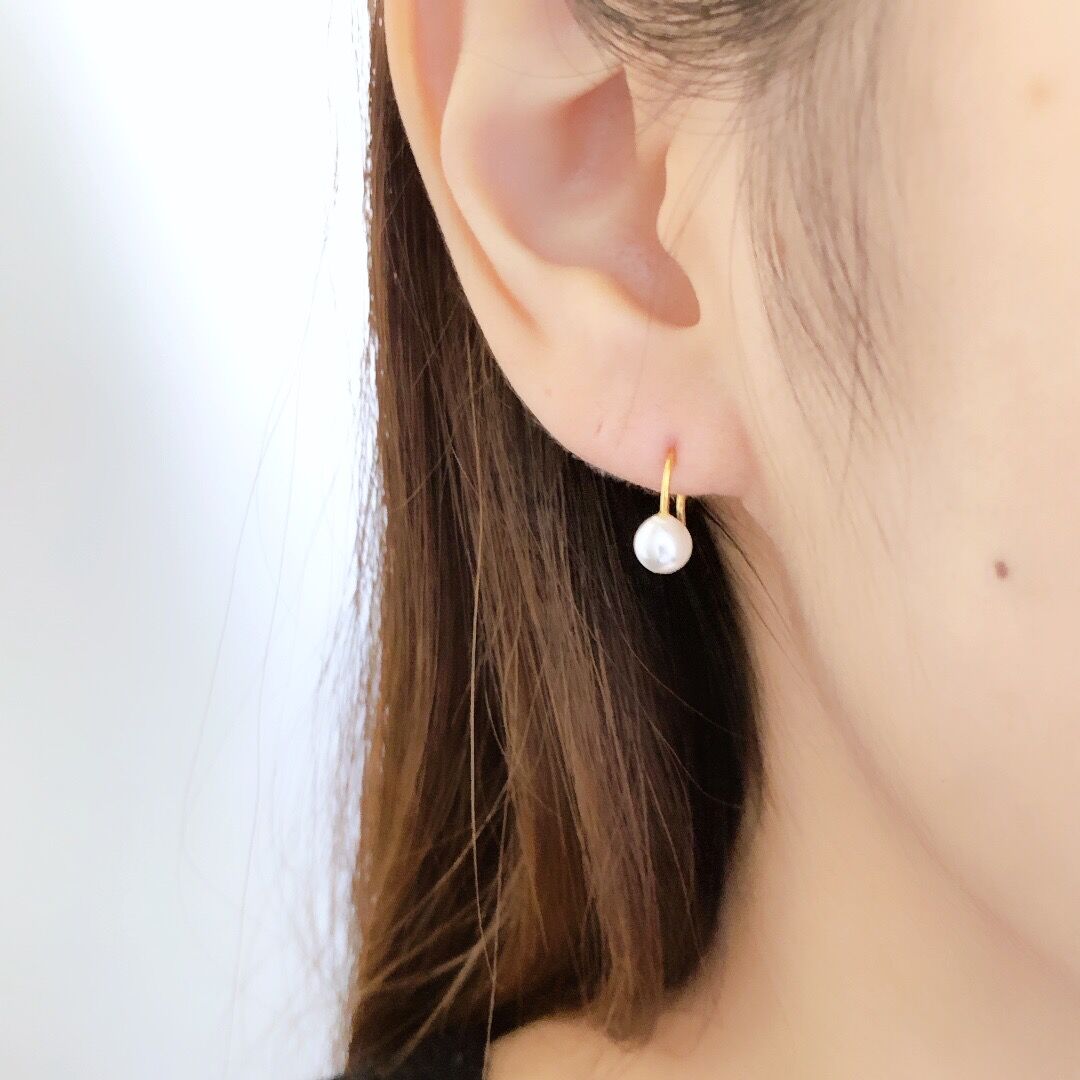 金アレ対応】2wayパールピアス | mikka