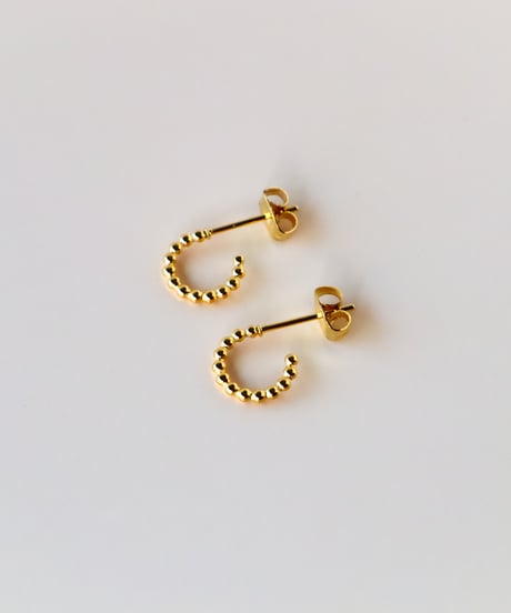 【金アレ対応】ハーフフープピアス