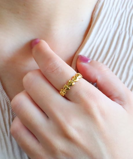 【金アレ対応】ハートリング