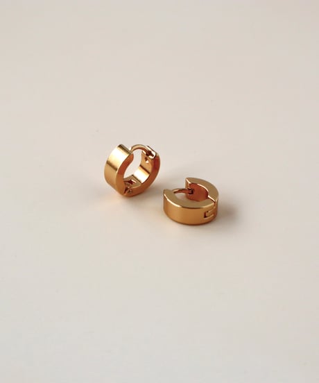 【金アレ対応】ボリュームフープピアス