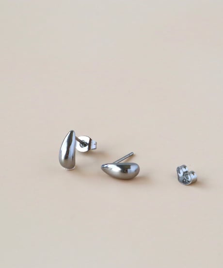 【金アレ対応】ドロップピアス（シルバー）