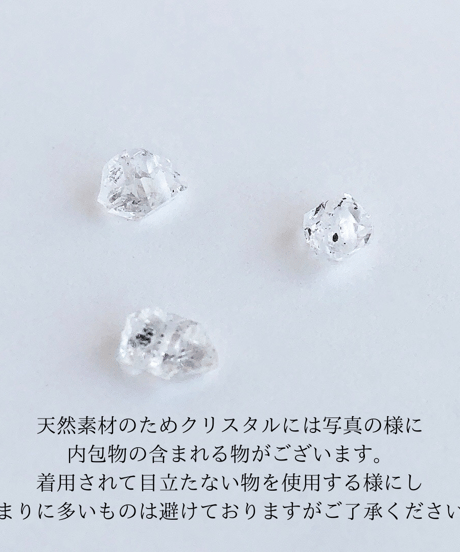 【金アレ対応】サークルクリスタルネックレスと淡水パールとクリスタルピアスのセット(イヤリング可)