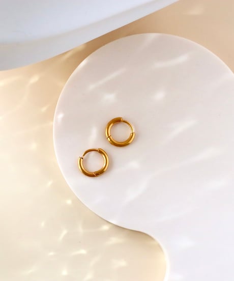 【金アレ対応】ミニマムフープピアス(6mm)
