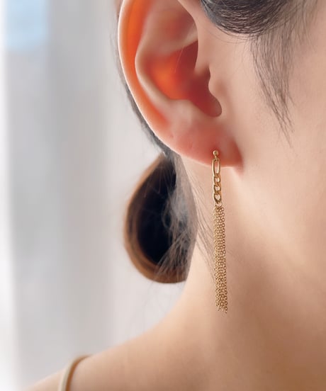 【金アレ対応】チェーンピアス