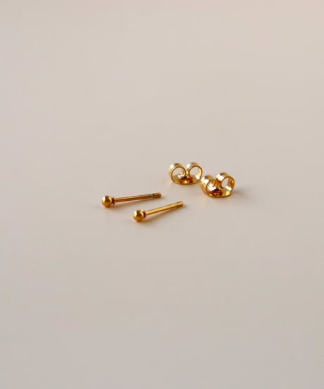 【金アレ対応】シンプルボールピアス・イヤリング