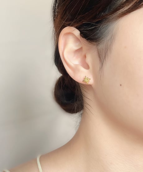 【金アレ対応】スターピアス・イヤリング