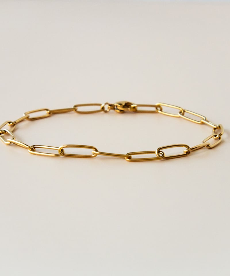 金アレ対応】スクエアチェーンブレスレット | mikka 金アレ対応】スクエアチェーンブレスレット | mikka