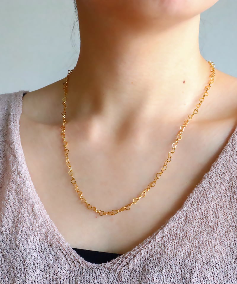 チェーンネックレス K18 ALL ABOUT BASICS ラダー チェーン ネックレス