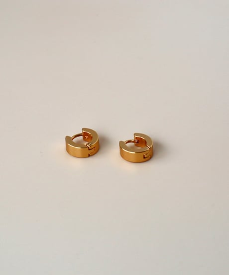 【金アレ対応】ボリュームフープピアス
