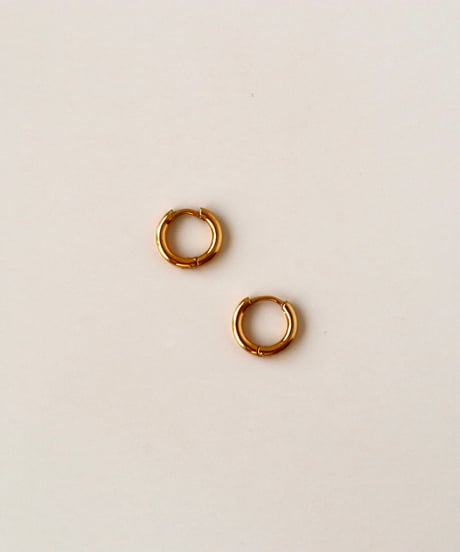 【金アレ対応】プチフープピアス 2mm幅