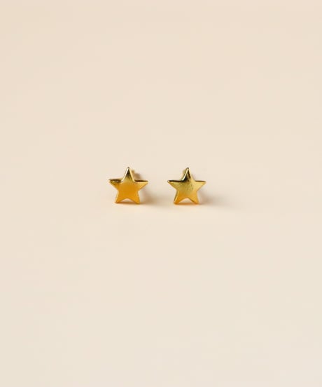 【金アレ対応】ミニマルスターピアス