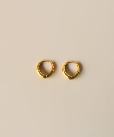 【金アレ対応】ドロップフープピアス