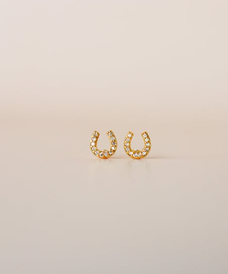 【金アレ対応】ジルコニアホースシューピアス