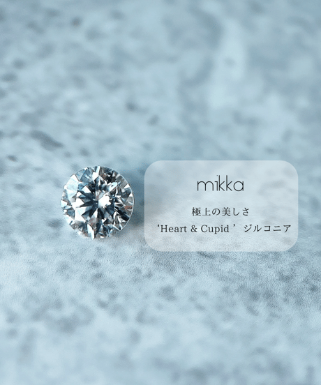 【金アレ対応】Heart & Cupid 一粒ジルコニア&AAA淡水パールネックレス (large)