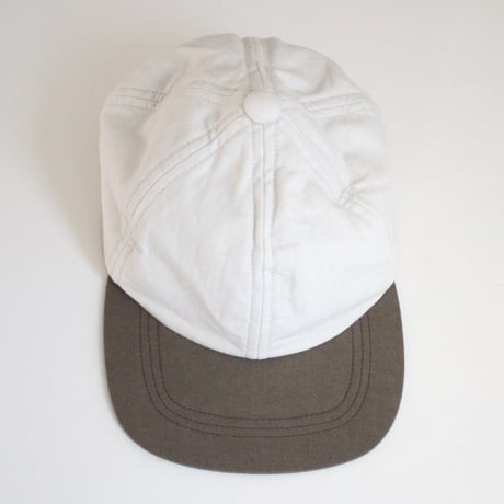 2 TONE CAP Ivory x Olive / 2トーンキャップ アイボリーxオリーブ