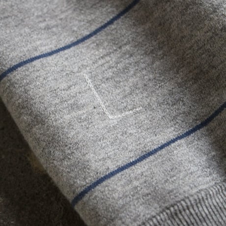 Original Heather Stripe Sweat Shirt / オリジナル杢ボーダークルーネックスウェット