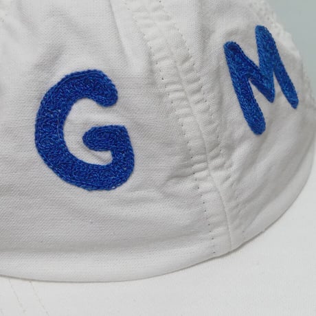 WHITE CAP "GM" / ホワイトキャップ<GM刺繍>