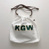きんちゃく 中　"KGW" 香川 刺繍