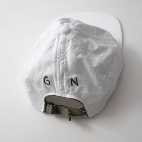 WHITE CAP "GN" / ホワイトキャップ<GN刺繍>