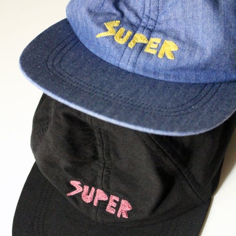"SUPER" CAP  / <SUPER刺繍> / 3色