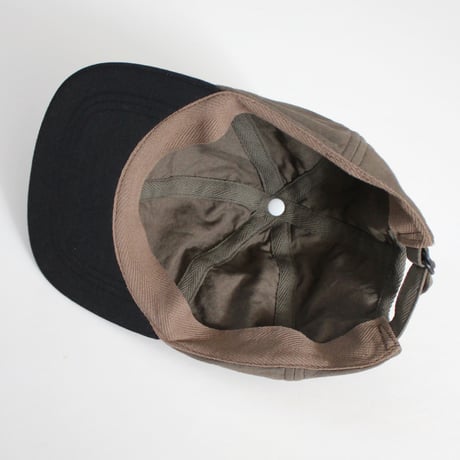 2 TONE CAP Olive x Black / 2トーンキャップ オリーブxブラック