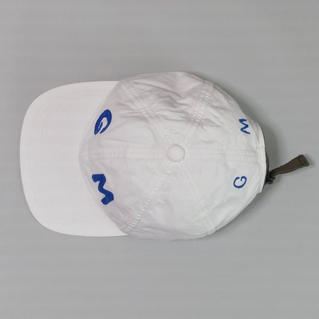 WHITE CAP "GM" / ホワイトキャップ<GM刺繍>