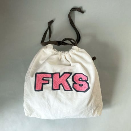 きんちゃく 中　"FKS" 福島 刺繍