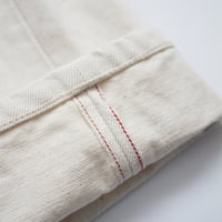 Lot.120W / Button fly White Jeans Line 2 Straight