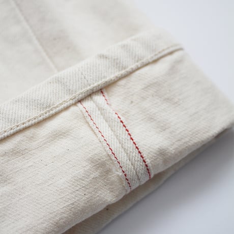 Lot.120W / Button fly White Jeans Line 2 Straight