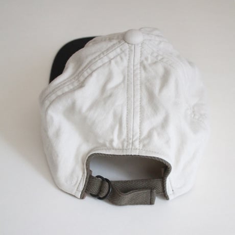 2 TONE CAP Ivory x Black / 2トーンキャップ アイボリーxブラック
