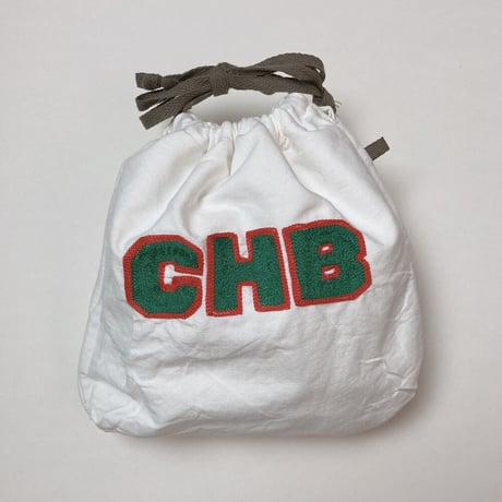 きんちゃく 中　"CHB" 千葉 刺繍