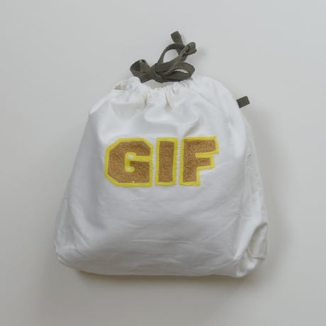 きんちゃく 中　"GIF" 岐阜 刺繍