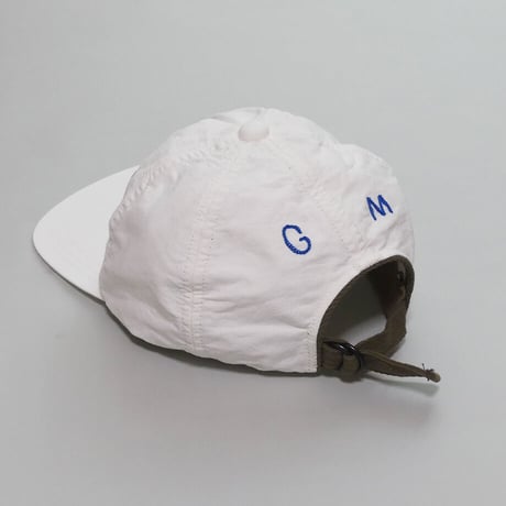 WHITE CAP "GM" / ホワイトキャップ<GM刺繍>