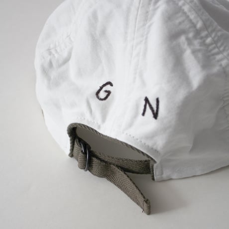 WHITE CAP "GN" / ホワイトキャップ<GN刺繍>