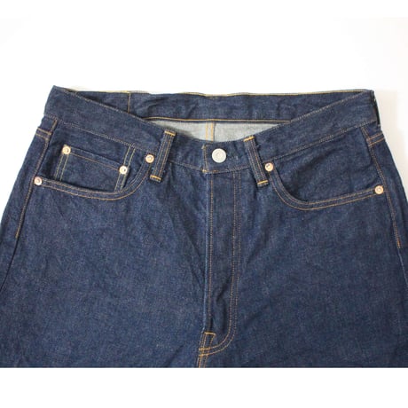 Lot.120A / Plain Denim / Button fly Jeans Line 2 Straight