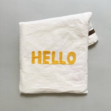 Paperback Bag  <HELLO 刺繍>