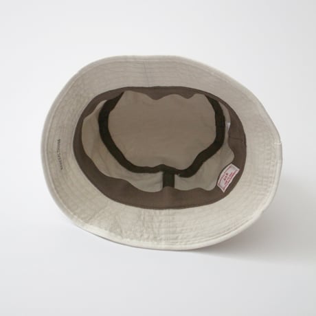 HBT BUCKET HAT / ヘリンボーン バケットハット <アイボリー>
