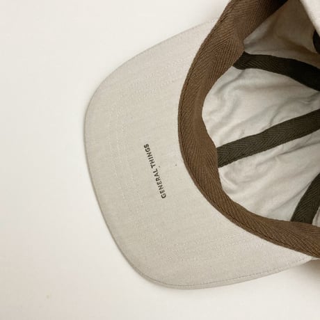 HBT CAP / ヘリンボーンキャップ <アイボリー>