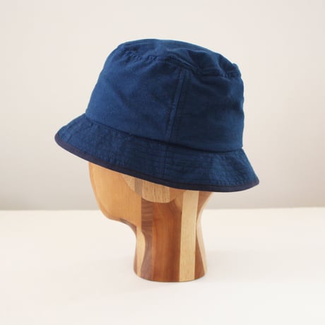 BUCKET HAT / バケットハット天然藍染め <無地>