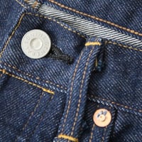 Lot.110A / Plain Denim / Button fly Jeans Line 1 Straight