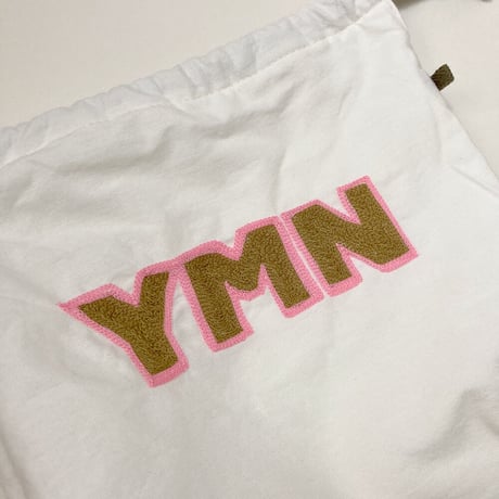 きんちゃく 中　"YMN" 山梨 刺繍