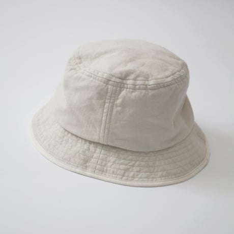 HBT BUCKET HAT / ヘリンボーン バケットハット <アイボリー>