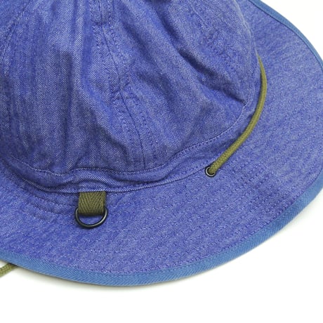 OUTDOOR HAT / ヘリンボーン ＜ブルー＞