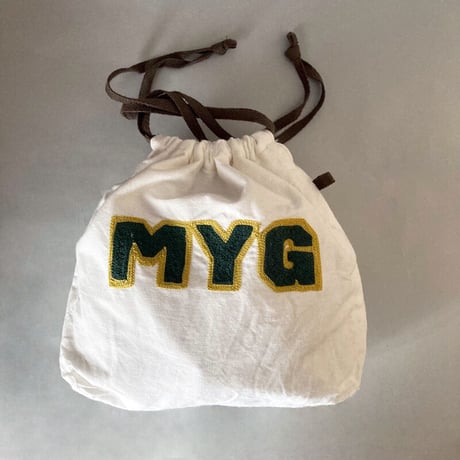 きんちゃく 中　"MYG" 宮城 刺繍
