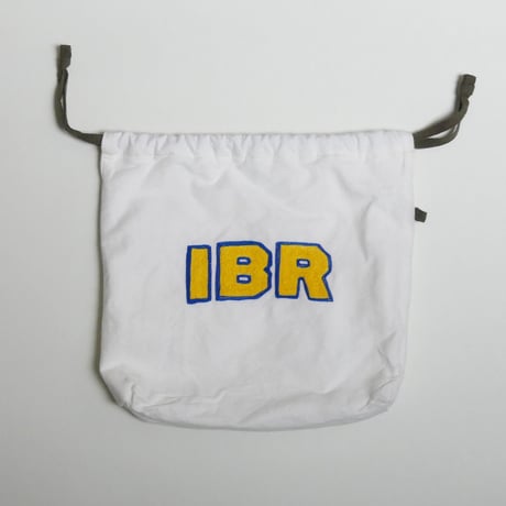 きんちゃく 中　"IBR" 茨城 刺繍
