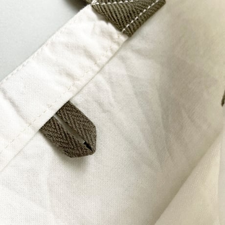 "doing well"刺繍 A4ブリーフトートバッグ