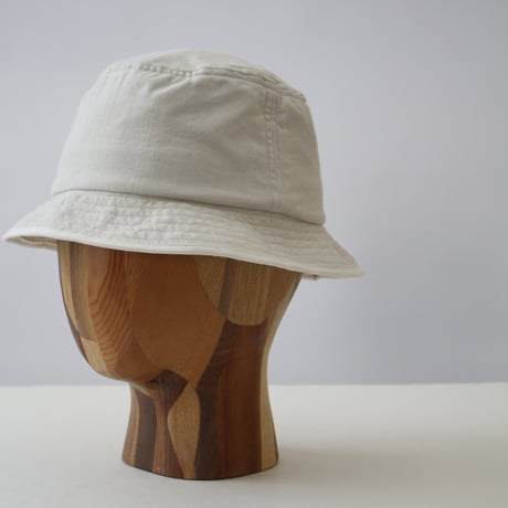 HBT BUCKET HAT / ヘリンボーン バケットハット <アイボリー>
