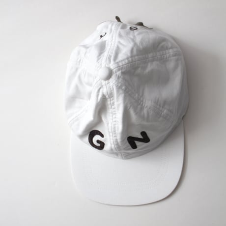 WHITE CAP "GN" / ホワイトキャップ<GN刺繍>